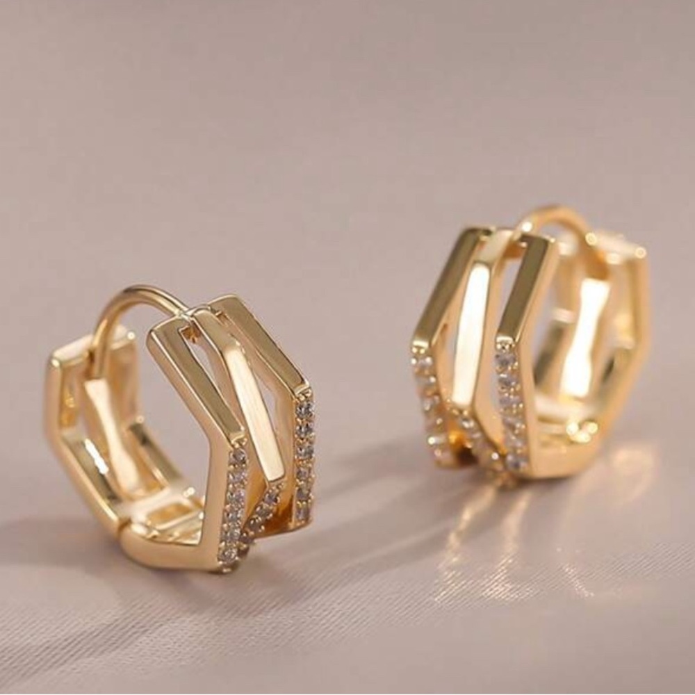 Elegant Gold Hoop Earrings